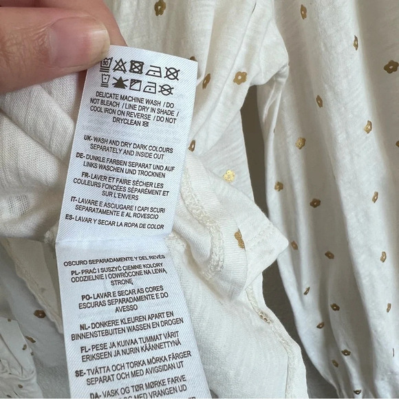 Boden Collared Notch Neck Cotton Top - Picture 9 of 12